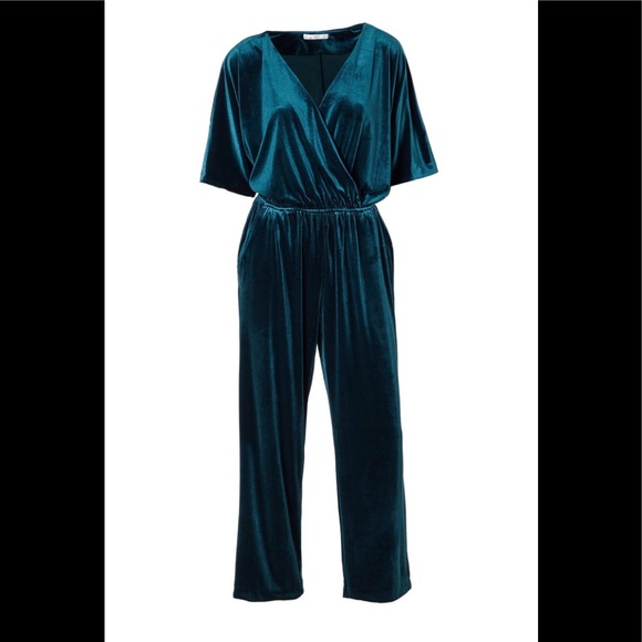 mango jumpsuit velvet
